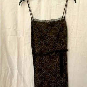 spaghetti straps cocktail dress